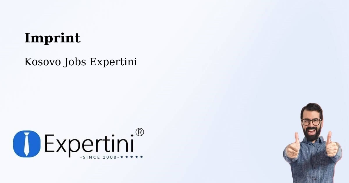 Imprint – Llapushnik - Kosovo Jobs Expertini
